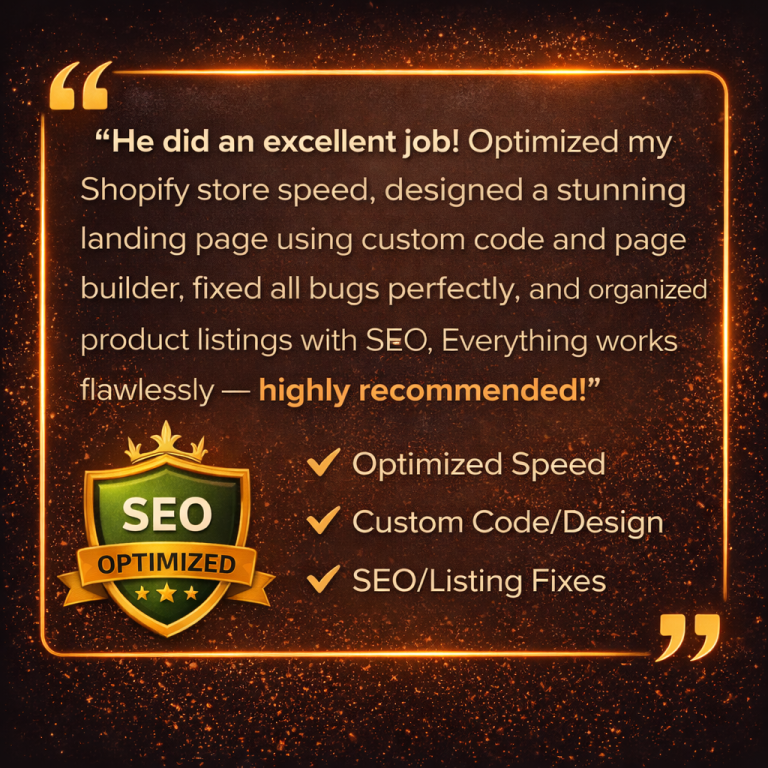 Glowing testimonial on SEO optimisation